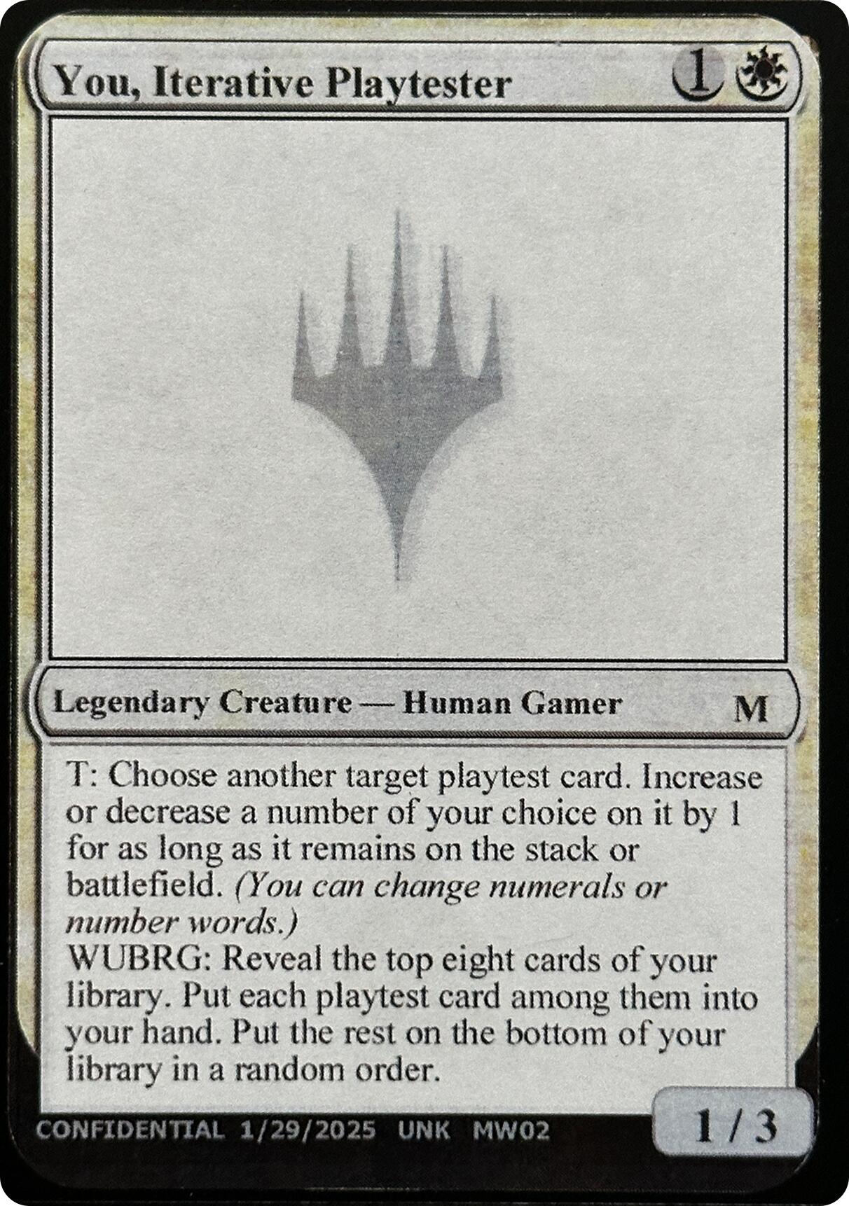 You, Iterative Playtester [Unknown Event] - Magic: The Gathering - Card Brawlers | Quebec | Canada |