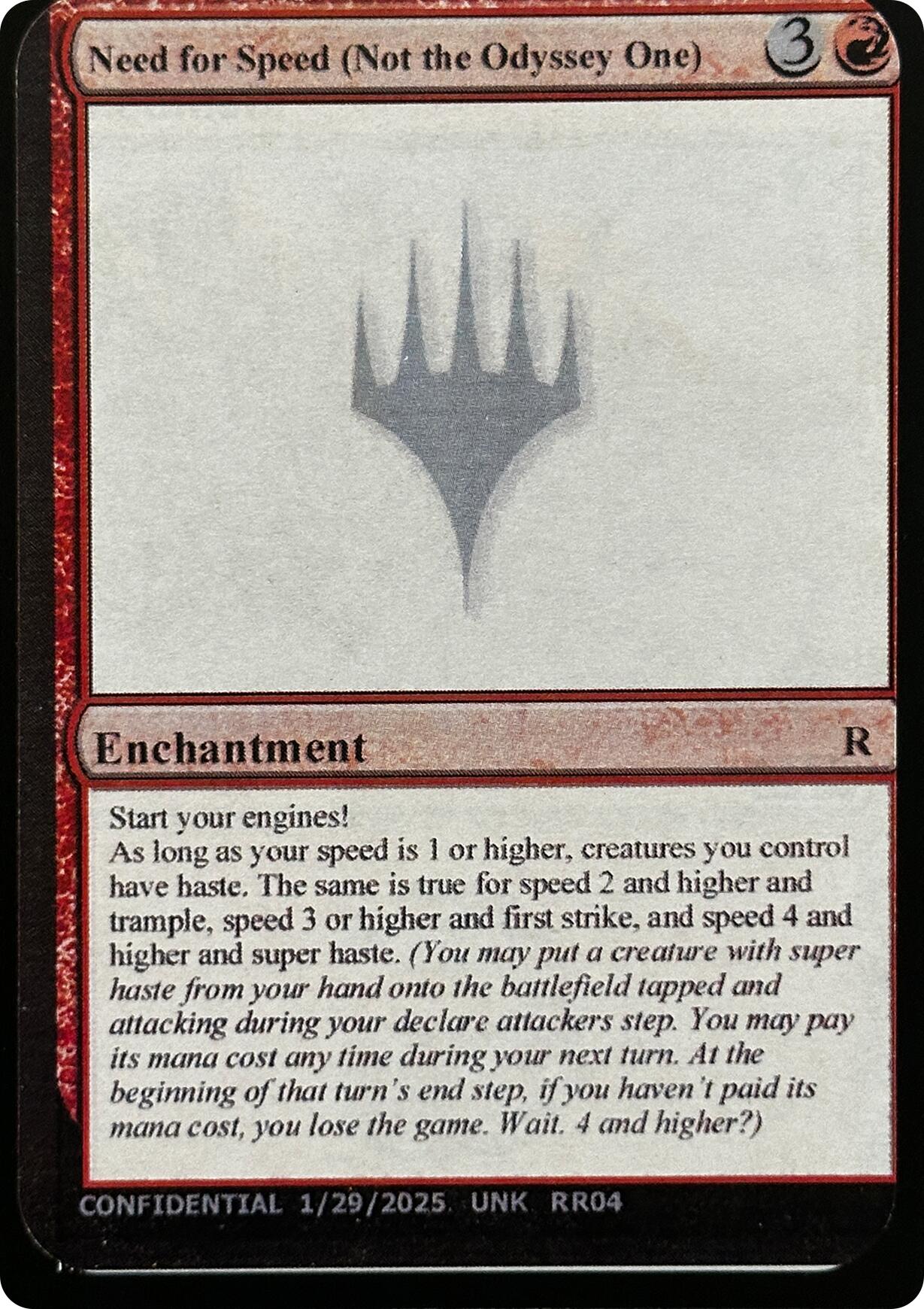 Need for Speed (Not the Odyssey One) [Unknown Event] - Magic: The Gathering - Card Brawlers | Quebec | Canada |