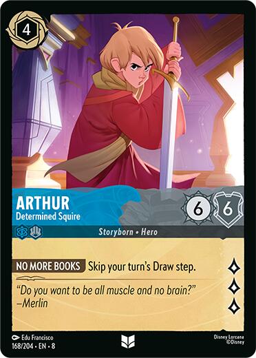Arthur - Determined Squire (168/204) [Reign of Jafar] - Disney - Card Brawlers | Quebec | Canada |