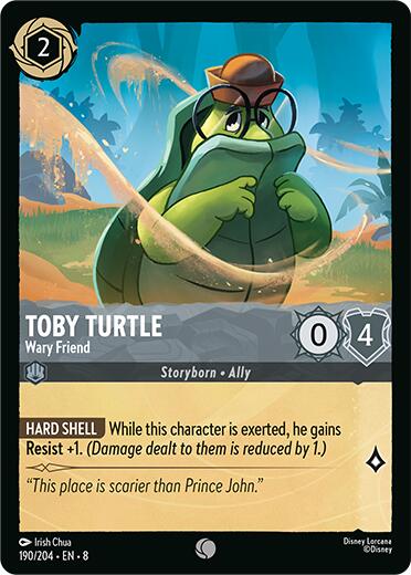 Toby Turtle - Wary Friend (190/204) [Reign of Jafar] - Disney - Card Brawlers | Quebec | Canada |