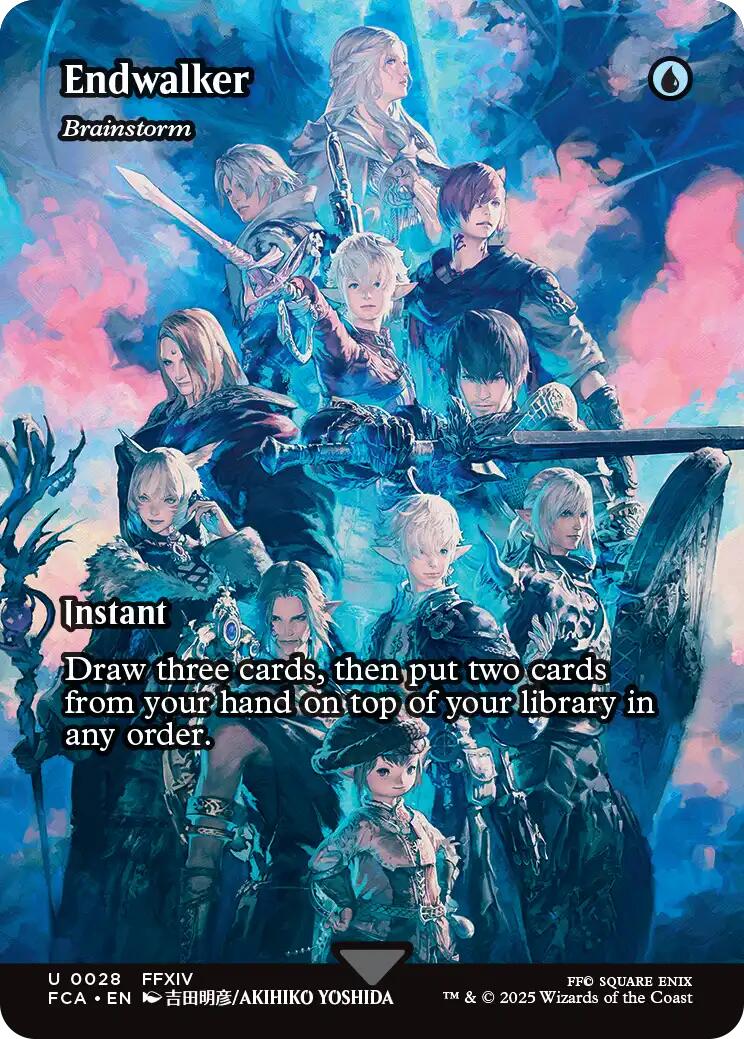 Endwalker - Brainstorm (Showcase) [FINAL FANTASY : Through the Ages] - Magic: The Gathering - Card Brawlers | Quebec | Canada |