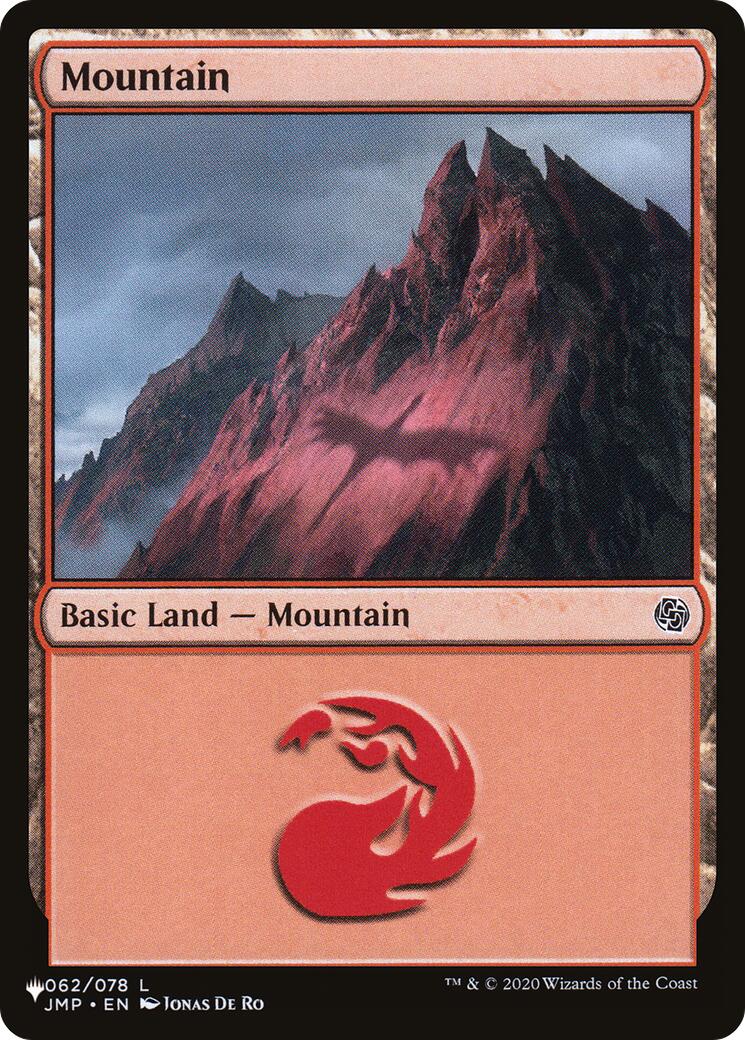 Mountain (062) (JMP) [The List] - Magic: The Gathering - Card Brawlers | Quebec | Canada |