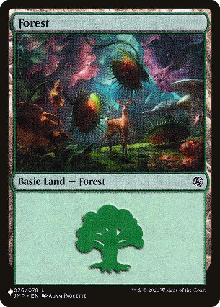 Forest (076) (JMP) [The List] - Magic: The Gathering - Card Brawlers | Quebec | Canada |