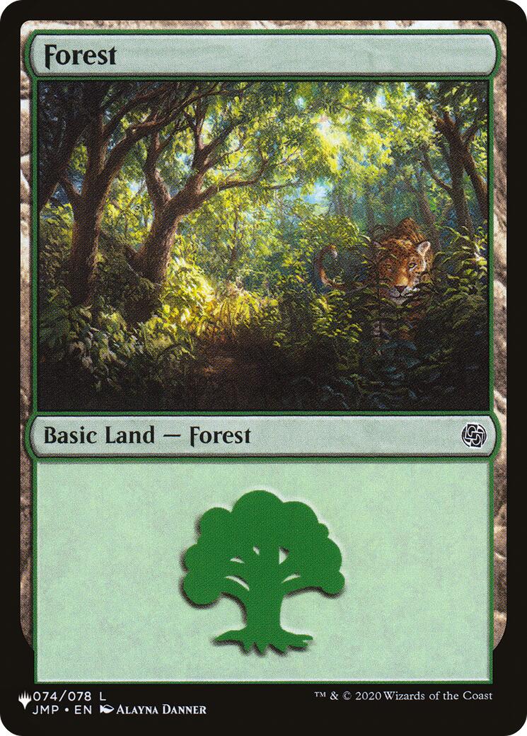 Forest (074) (JMP) [The List] - Magic: The Gathering - Card Brawlers | Quebec | Canada |