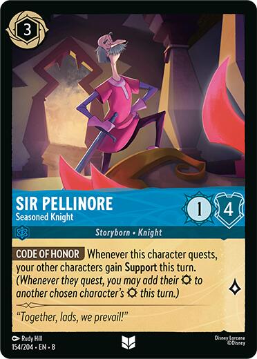 Sir Pellinore - Seasoned Knight (154/204) [Reign of Jafar] - Disney - Card Brawlers | Quebec | Canada |