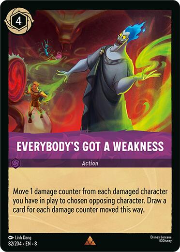 Everybody's Got A Weakness (82/204) [Reign of Jafar] - Disney - Card Brawlers | Quebec | Canada |