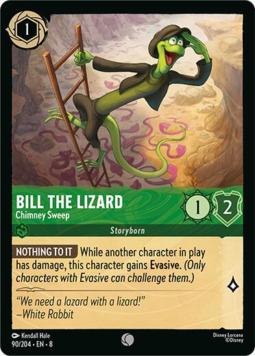 Bill the Lizard - Chimney Sweep (90/204) [Reign of Jafar] - Disney - Card Brawlers | Quebec | Canada |