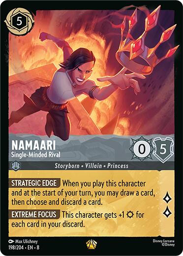 Namaari - Single-Minded Rival (198/204) [Reign of Jafar] - Disney - Card Brawlers | Quebec | Canada |