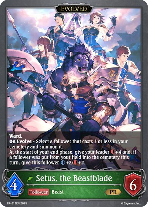 Setus, the Beastblade (Evolved) (PR-212EN) [Promotional Cards] - Bushiroad - Card Brawlers | Quebec | Canada |