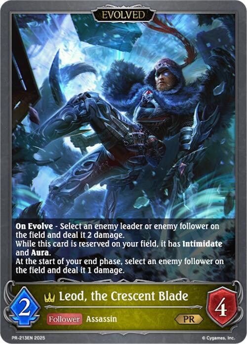 Leod, the Crescent Blade (Evolved) (PR-213EN) [Promotional Cards] - Bushiroad - Card Brawlers | Quebec | Canada |