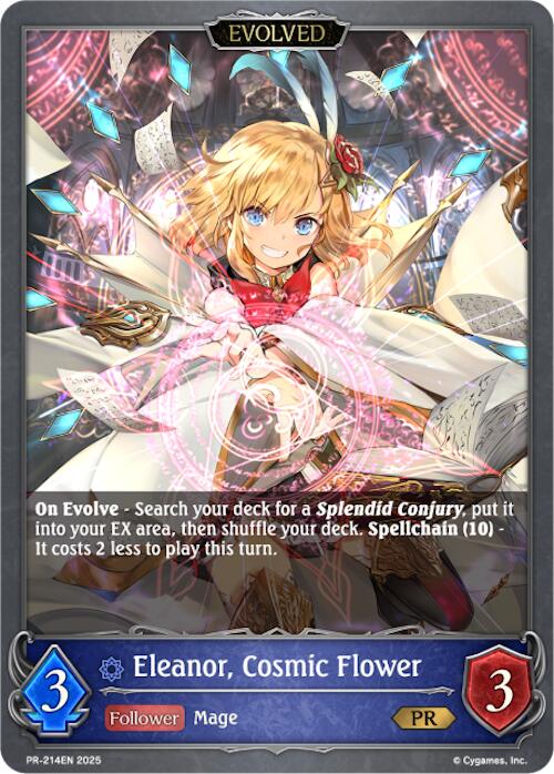 Eleanor, Cosmic Flower (Evolved) (PR-214EN) [Promotional Cards] - Bushiroad - Card Brawlers | Quebec | Canada |