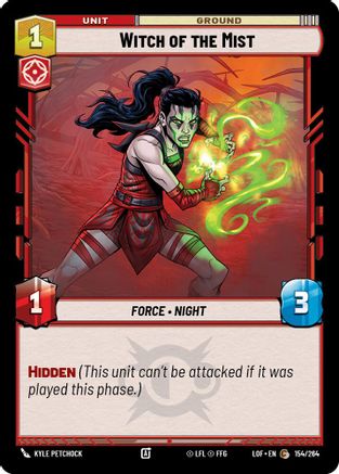Witch of the Mist (154/264) (154/264) [Legends of the Force] - Fantasy Flight Games - Card Brawlers | Quebec | Canada |