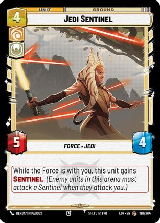 Jedi Sentinel (196/264) (196/264) [Legends of the Force] - Fantasy Flight Games - Card Brawlers | Quebec | Canada |