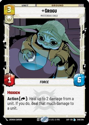 Grogu - Mysterious Child (246/264) (246/264) [Legends of the Force] - Fantasy Flight Games - Card Brawlers | Quebec | Canada |