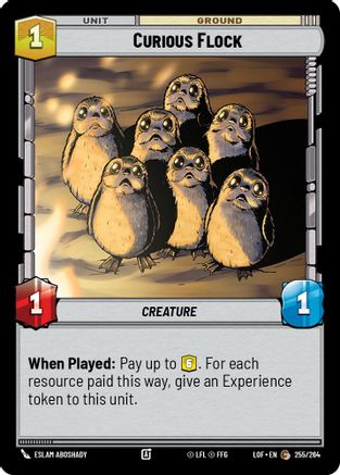 Curious Flock (255/264) (255/264) [Legends of the Force] - Fantasy Flight Games - Card Brawlers | Quebec | Canada |