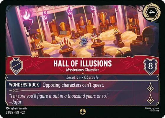 Hall of Illusions - Mysterious Chamber (33/35) [Illumineer's Quest: Deep Trouble] - Disney - Card Brawlers | Quebec | Canada |