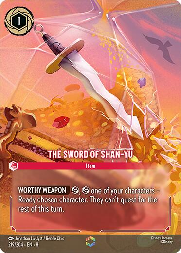The Sword of Shan Yu (Enchanted) (219/204) [Reign of Jafar] - Disney - Card Brawlers | Quebec | Canada |