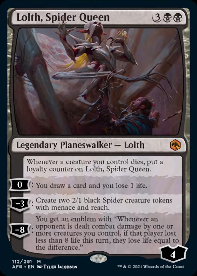 Lolth, Spider Queen [Dungeons & Dragons: Adventures in the Forgotten Realms] - Magic: The Gathering - Card Brawlers | Quebec | Canada |