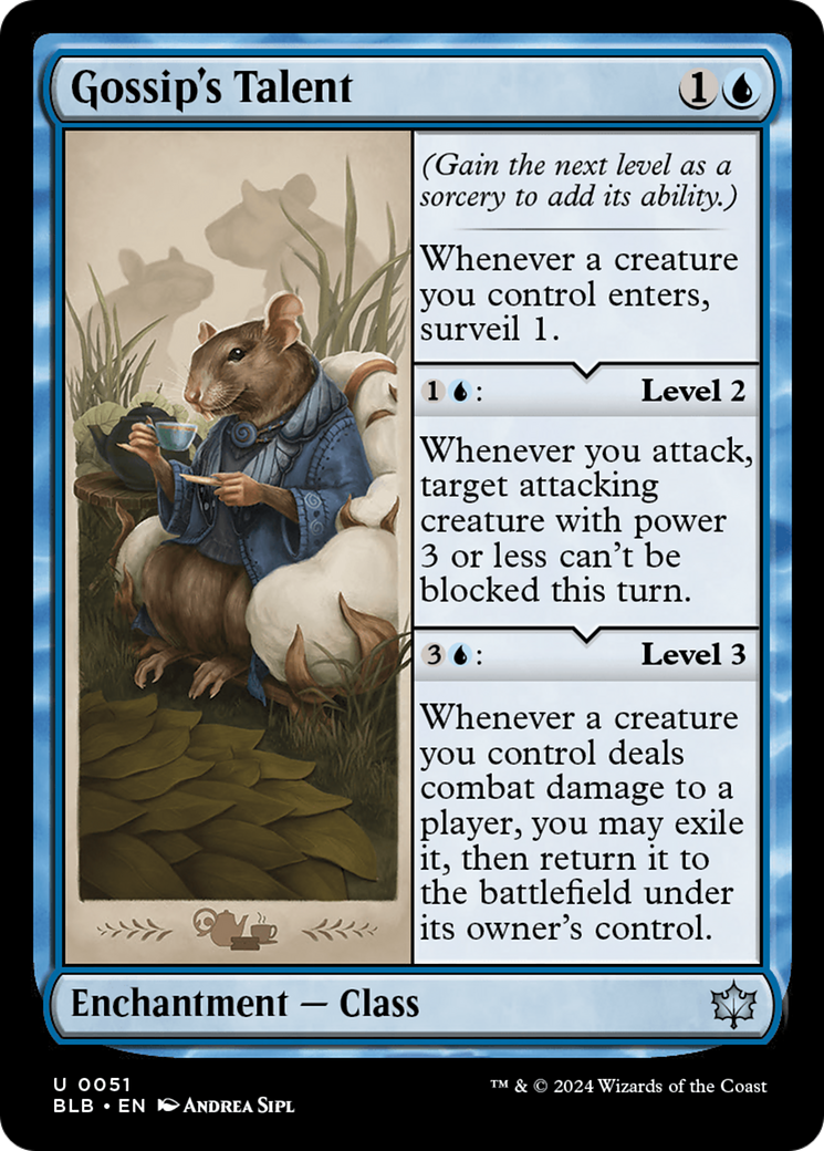 Gossip's Talent [Bloomburrow] - Magic: The Gathering - Card Brawlers | Quebec | Canada |