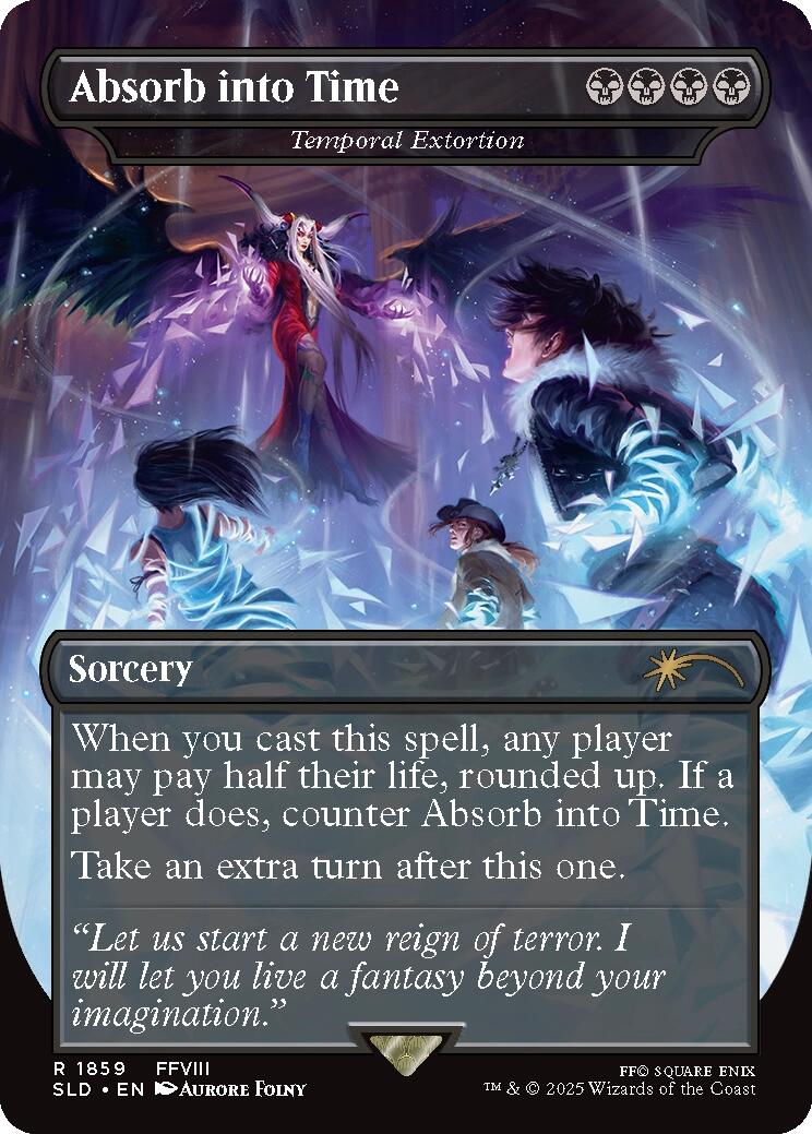 Absorb into Time - Temporal Extortion [Secret Lair Drop Series] - Magic: The Gathering - Card Brawlers | Quebec | Canada |