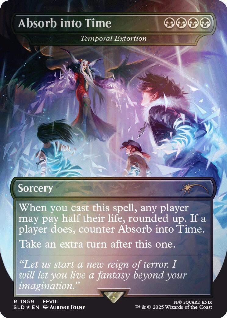 Absorb into Time - Temporal Extortion (Rainbow Foil) [Secret Lair Drop Series] - Magic: The Gathering - Card Brawlers | Quebec | Canada |