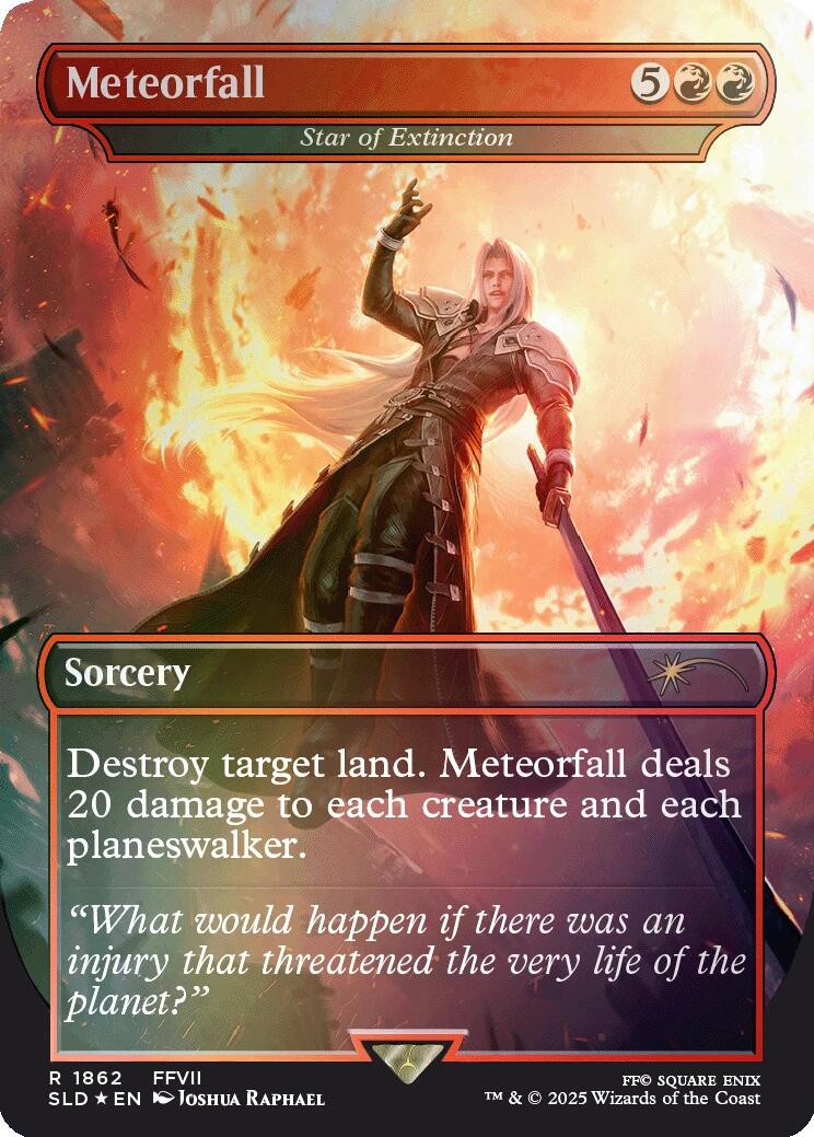 Meteorfall - Star of Extinction (Rainbow Foil) [Secret Lair Drop Series] - Magic: The Gathering - Card Brawlers | Quebec | Canada |