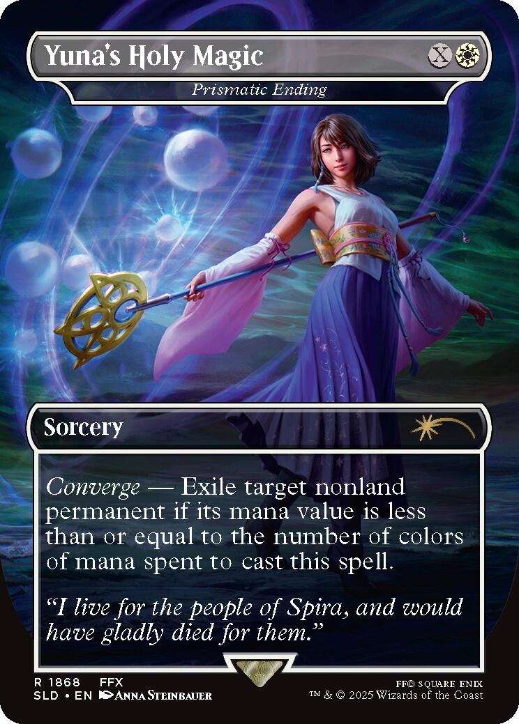 Yuna's Holy Magic - Prismatic Ending [Secret Lair Drop Series] - Magic: The Gathering - Card Brawlers | Quebec | Canada |