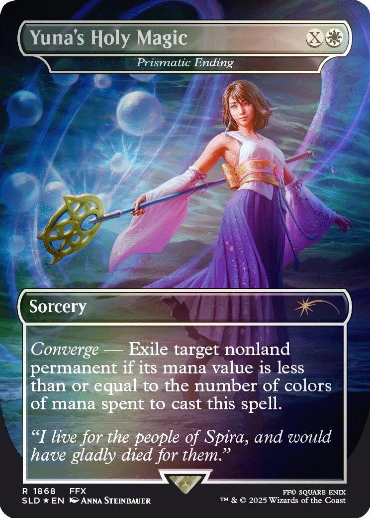 Yuna's Holy Magic - Prismatic Ending (Rainbow Foil) [Secret Lair Drop Series] - Magic: The Gathering - Card Brawlers | Quebec | Canada |