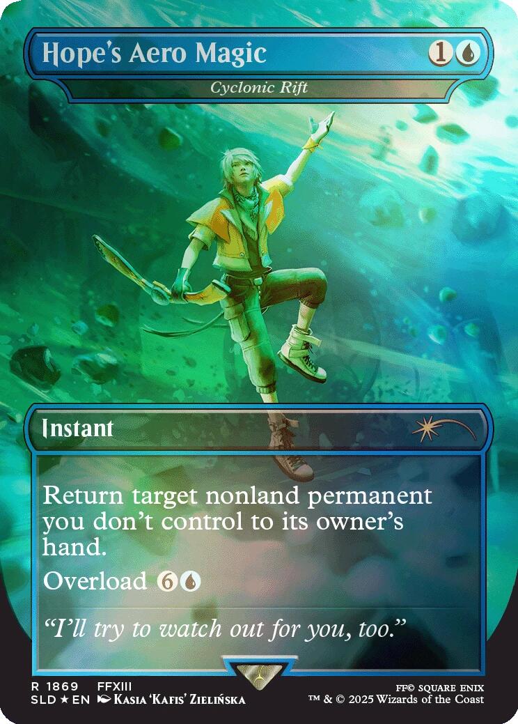 Hope's Aero Magic - Cyclonic Rift (Rainbow Foil) [Secret Lair Drop Series] - Magic: The Gathering - Card Brawlers | Quebec | Canada |