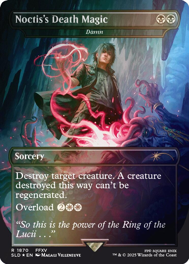 Noctis's Death Magic - Damn (Rainbow Foil) [Secret Lair Drop Series] - Magic: The Gathering - Card Brawlers | Quebec | Canada |