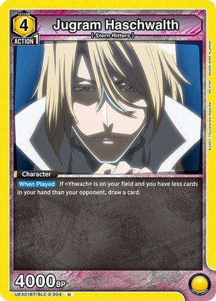 Jugram Haschwalth (UEX01BT/BLC-2-004) - UEX01BT BLEACH ThousandYear Blood War Vol2