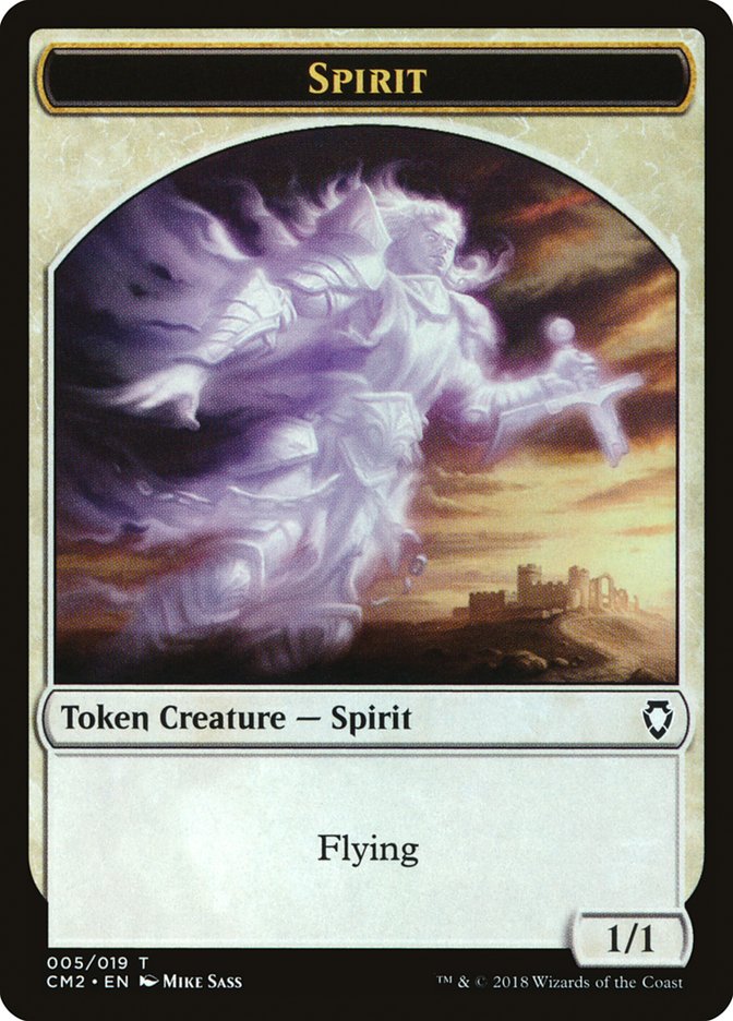 Spirit Token [Commander Anthology Volume II Tokens] - Magic: The Gathering - Card Brawlers | Quebec | Canada |