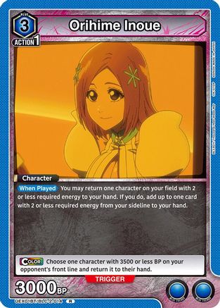 Orihime Inoue (014) (UEX01BT/BLC-2-014) - UEX01BT BLEACH ThousandYear Blood War Vol2 Foil
