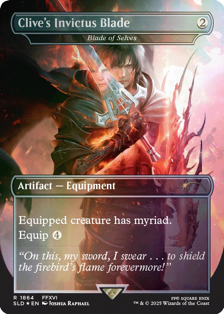 Clive's Invictus Blade - Blade of Selves (Rainbow Foil) [Secret Lair Drop Series] - Magic: The Gathering - Card Brawlers | Quebec | Canada |