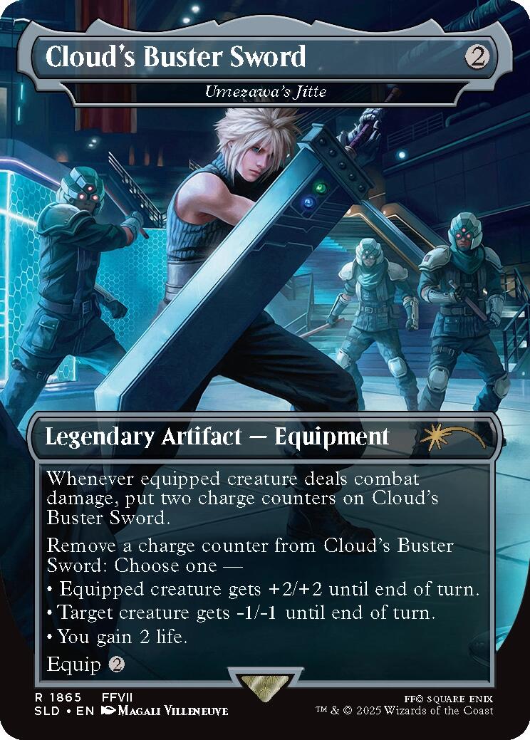 Cloud's Buster Sword - Umezawa's Jitte [Secret Lair Drop Series] - Magic: The Gathering - Card Brawlers | Quebec | Canada |