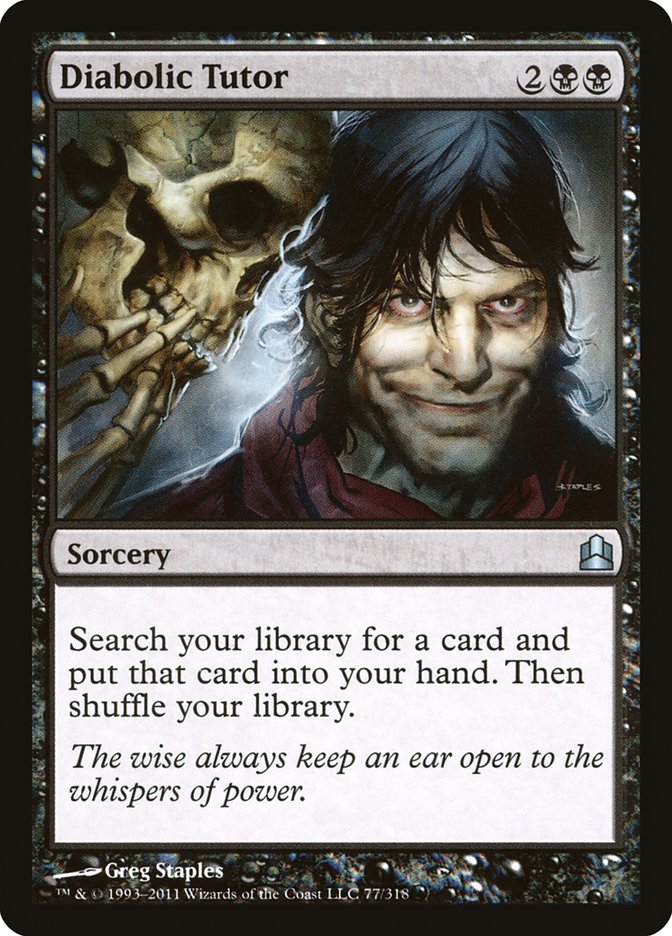 Diabolic Tutor [Commander 2011] - Magic: The Gathering - Card Brawlers | Quebec | Canada |