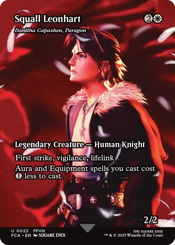 Squall Leonhart - Danitha Capashen, Paragon (Showcase) [FINAL FANTASY : Through the Ages] - Magic: The Gathering - Card Brawlers | Quebec | Canada |