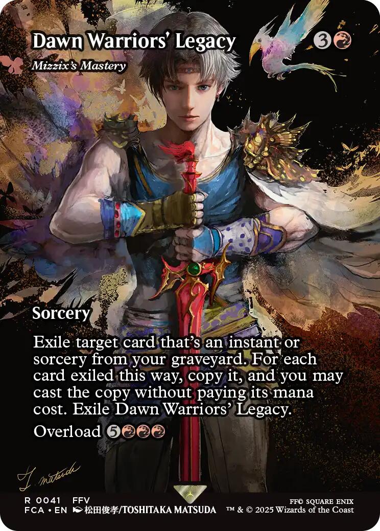 Dawn Warriors' Legacy - Mizzix's Mastery (Showcase) [FINAL FANTASY : Through the Ages] - Magic: The Gathering - Card Brawlers | Quebec | Canada |