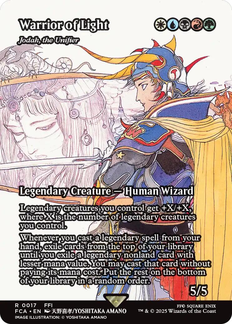 Warrior of Light - Jodah, the Unifier (Showcase) [FINAL FANTASY : Through the Ages] - Magic: The Gathering - Card Brawlers | Quebec | Canada |