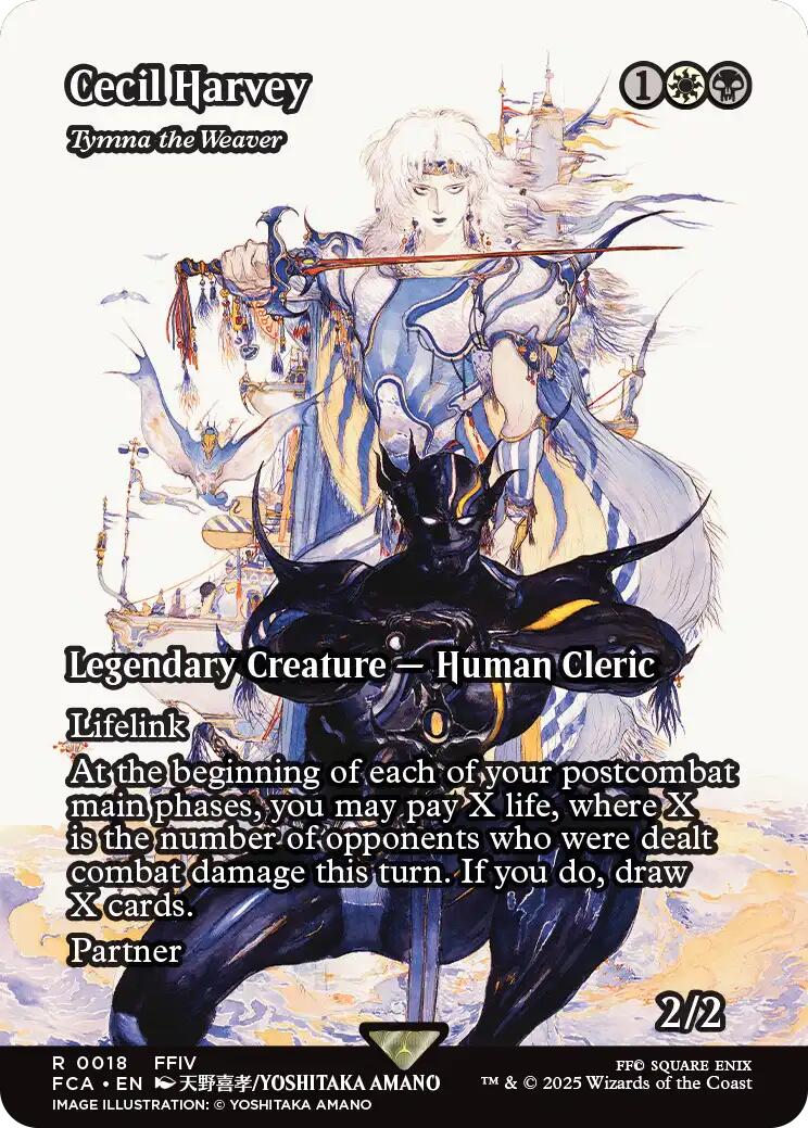 Cecil Harvey - Tymna the Weaver (Showcase) [FINAL FANTASY : Through the Ages] - Magic: The Gathering - Card Brawlers | Quebec | Canada |