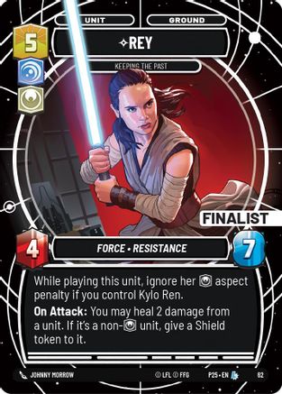 Rey (62) - Keeping the Past (Finalist) (62) [Store Showdown Promos] - Fantasy Flight Games - Card Brawlers | Quebec | Canada |