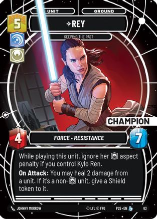 Rey (63) - Keeping the Past (Champion) (63) [Store Showdown Promos] - Fantasy Flight Games - Card Brawlers | Quebec | Canada |