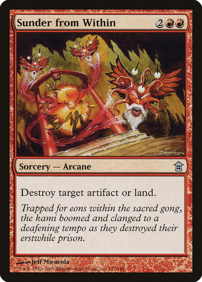 Sunder from Within [Saviors of Kamigawa] - Magic: The Gathering - Card Brawlers | Quebec | Canada |
