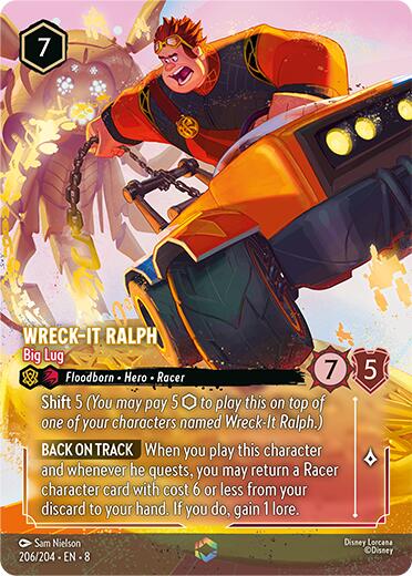 Wreck-It Ralph - Big Lug (Enchanted) (206/204) [Reign of Jafar] - Disney - Card Brawlers | Quebec | Canada |