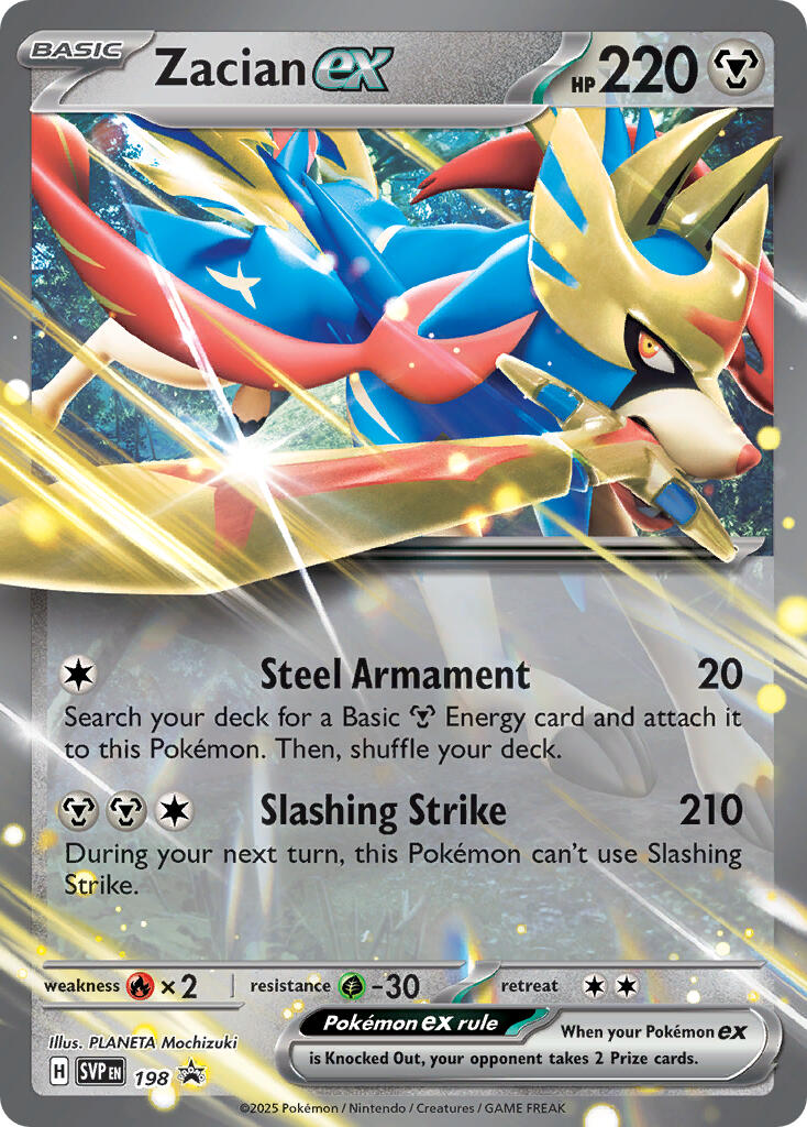 Zacian ex (198) [Scarlet & Violet: Black Star Promos] - Pokémon - Card Brawlers | Quebec | Canada |