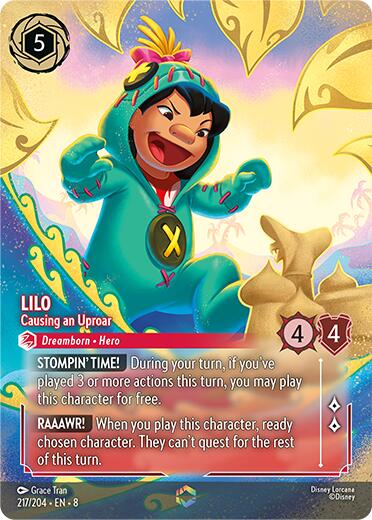 Lilo - Causing an Uproar (Enchanted) (217/204) [Reign of Jafar] - Disney - Card Brawlers | Quebec | Canada |