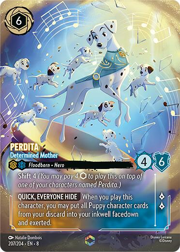 Perdita - Determined Mother (Enchanted) (207/204) [Reign of Jafar] - Disney - Card Brawlers | Quebec | Canada |