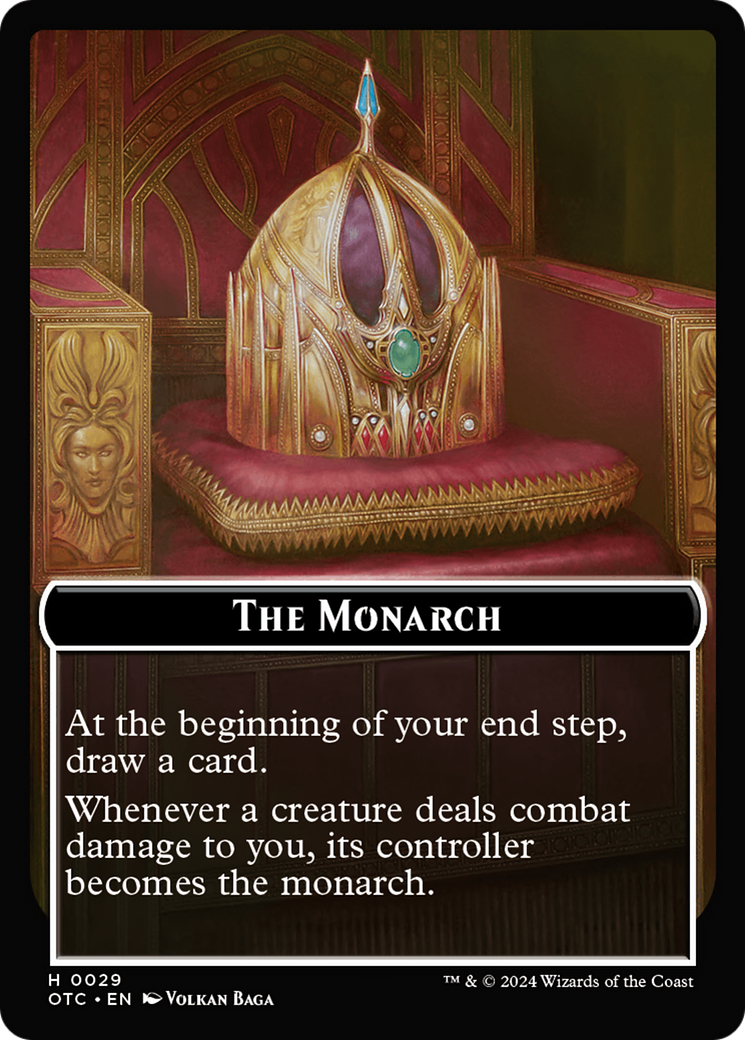 Rogue // The Monarch Double-Sided Token [Outlaws of Thunder Junction Commander Tokens] - Magic: The Gathering - Card Brawlers | Quebec | Canada |
