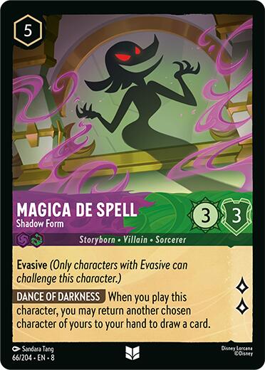Magica De Spell - Shadow Form (66/204) [Reign of Jafar] - Disney - Card Brawlers | Quebec | Canada |
