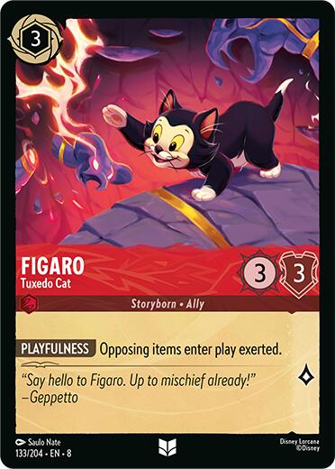 Figaro - Tuxedo Cat (133/204) [Reign of Jafar] - Disney - Card Brawlers | Quebec | Canada |